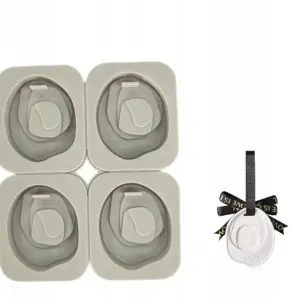 4 cavity 3d Rose flower Aromatherapy Wax Diffuser silicone Mould