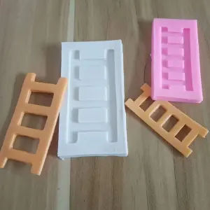 2 Pcs Ladder Silicone Fondant Mould