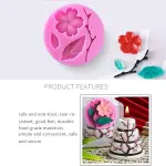 Blossom Flower with stem silicone Mould