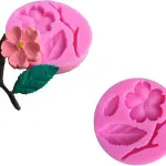 Blossom Flower with stem silicone Mould