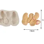 Groundnut Silicone Mould for Fondant, Chocolate & Cake Decoration