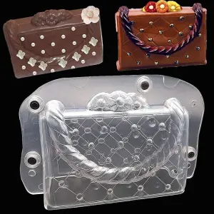3D Lady Bag Polycarbonate Chocolate Mould