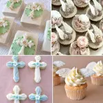 11 Cavity Angel Wings & Cross Silicone Mould for Fondant, Chocolate, Resin & Clay