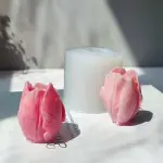 3D Tulip Flower Candle Silicone Mould (Large)