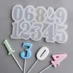 Numeric Shaped Silicone Mould for Fondant, Popsicle, Chocolate, Soap & Candle