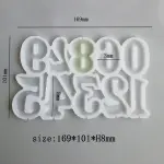 Numeric Shaped Silicone Mould for Fondant, Popsicle, Chocolate, Soap & Candle