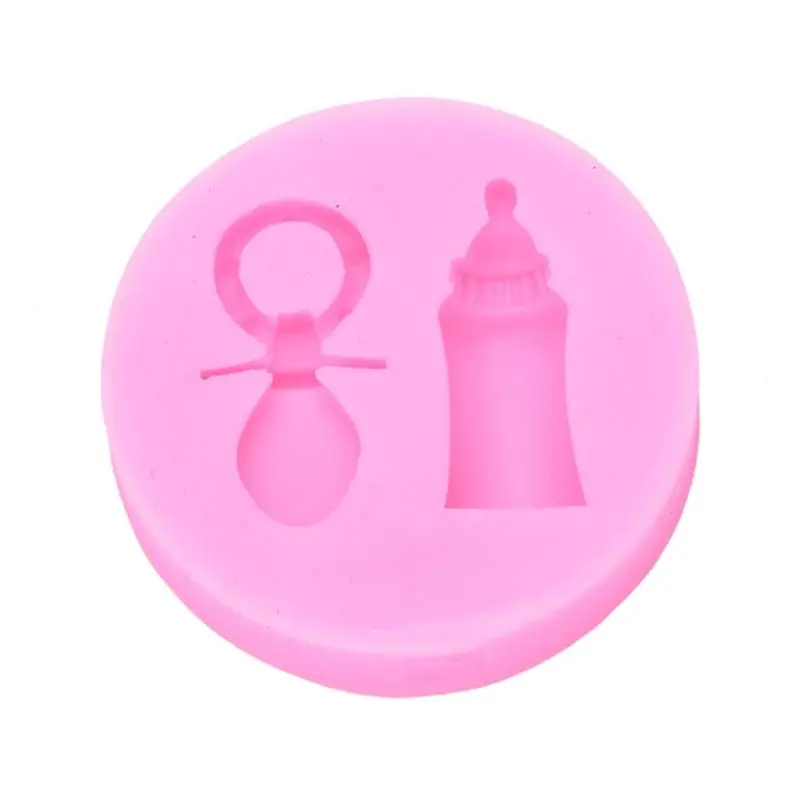 3D Fondant Cake Silicone Mould Candy Baby Bottle Silicone Fondant Mould Cake Decorating Baking Mold