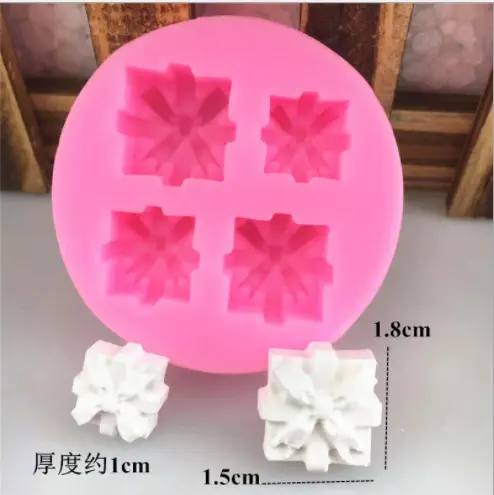 Christmas gift box silicone mould