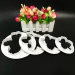 4Pcs/set Peony Durable Sugar Embosser Fondant Cake Mold Cutter Cookie Decorating Fandont Baking & Cake Tools Gift