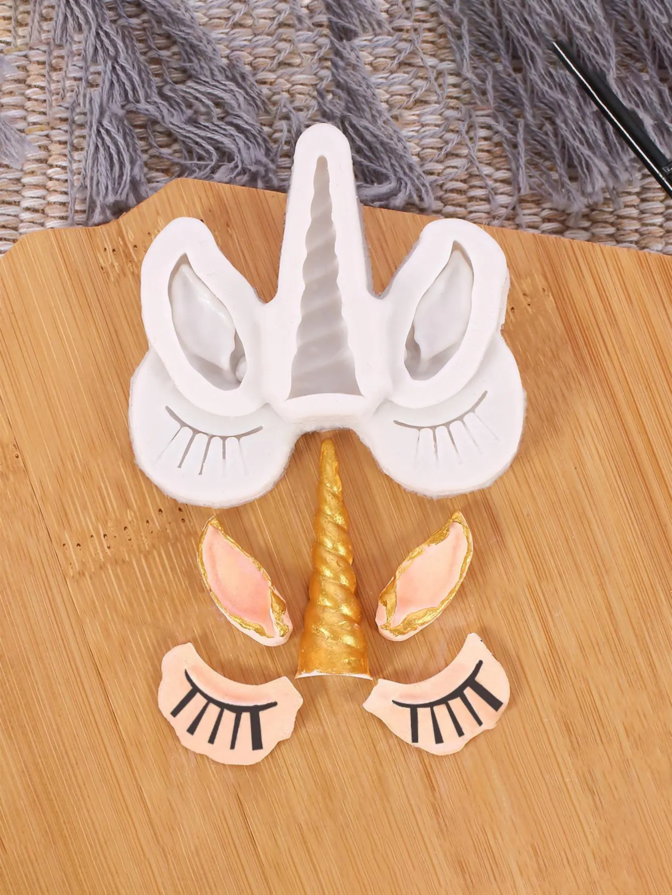 Unicorn Design DIY Silicone Mould