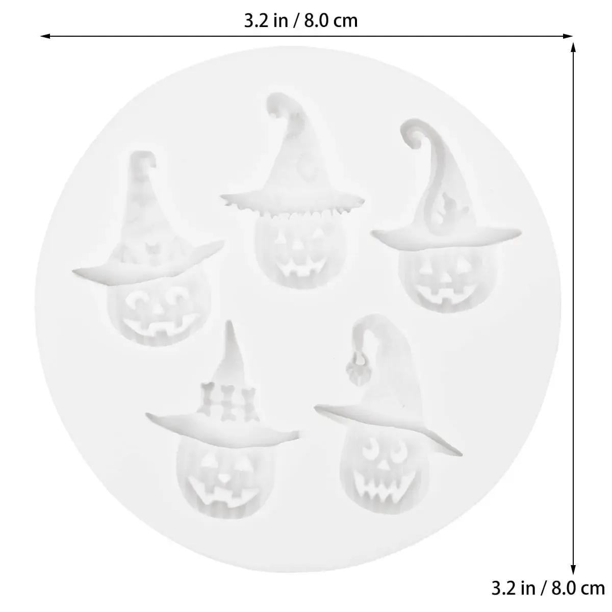 Witch pumpkin Fondant Mold