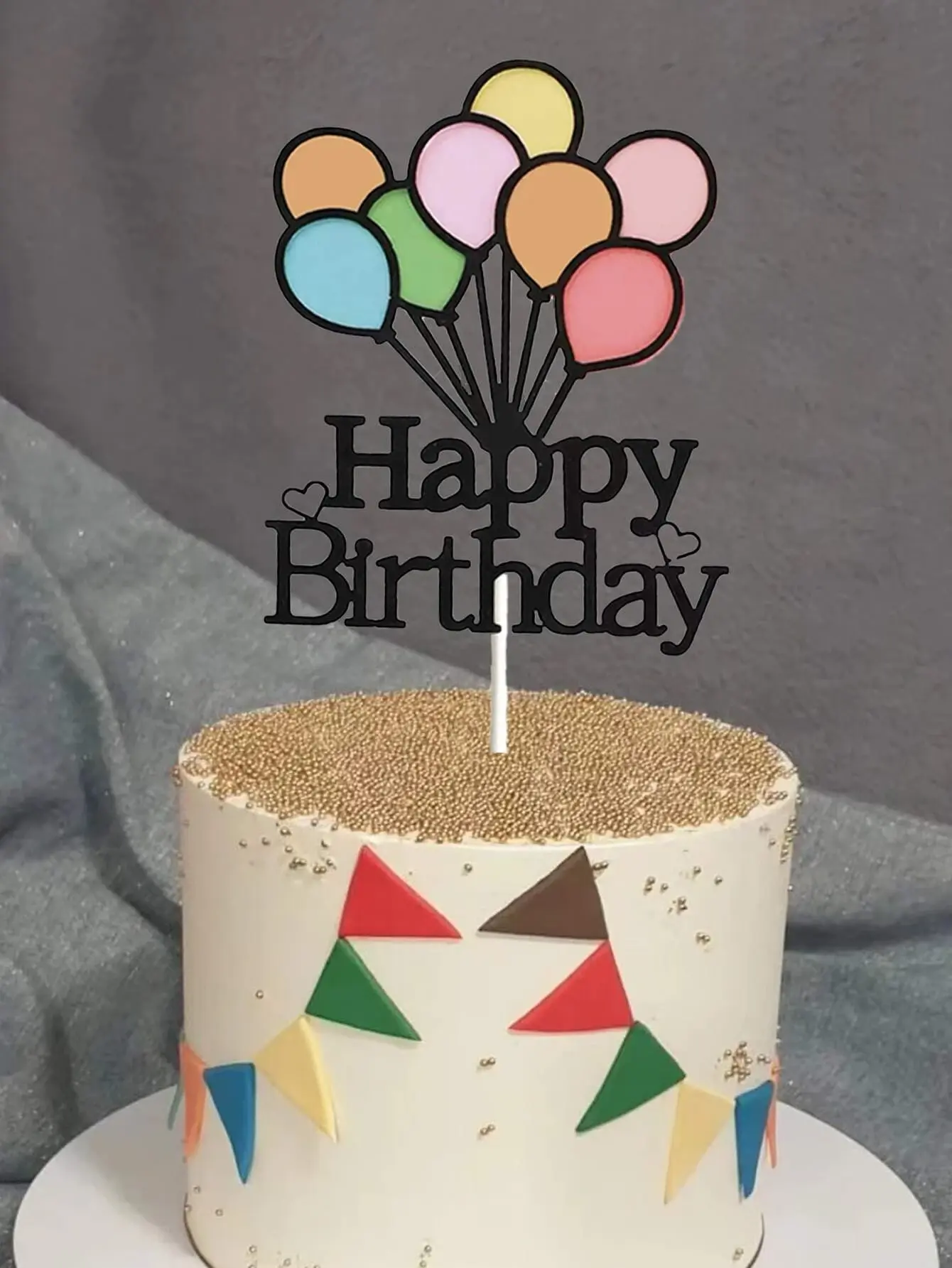 Balloon theme Cake Topper