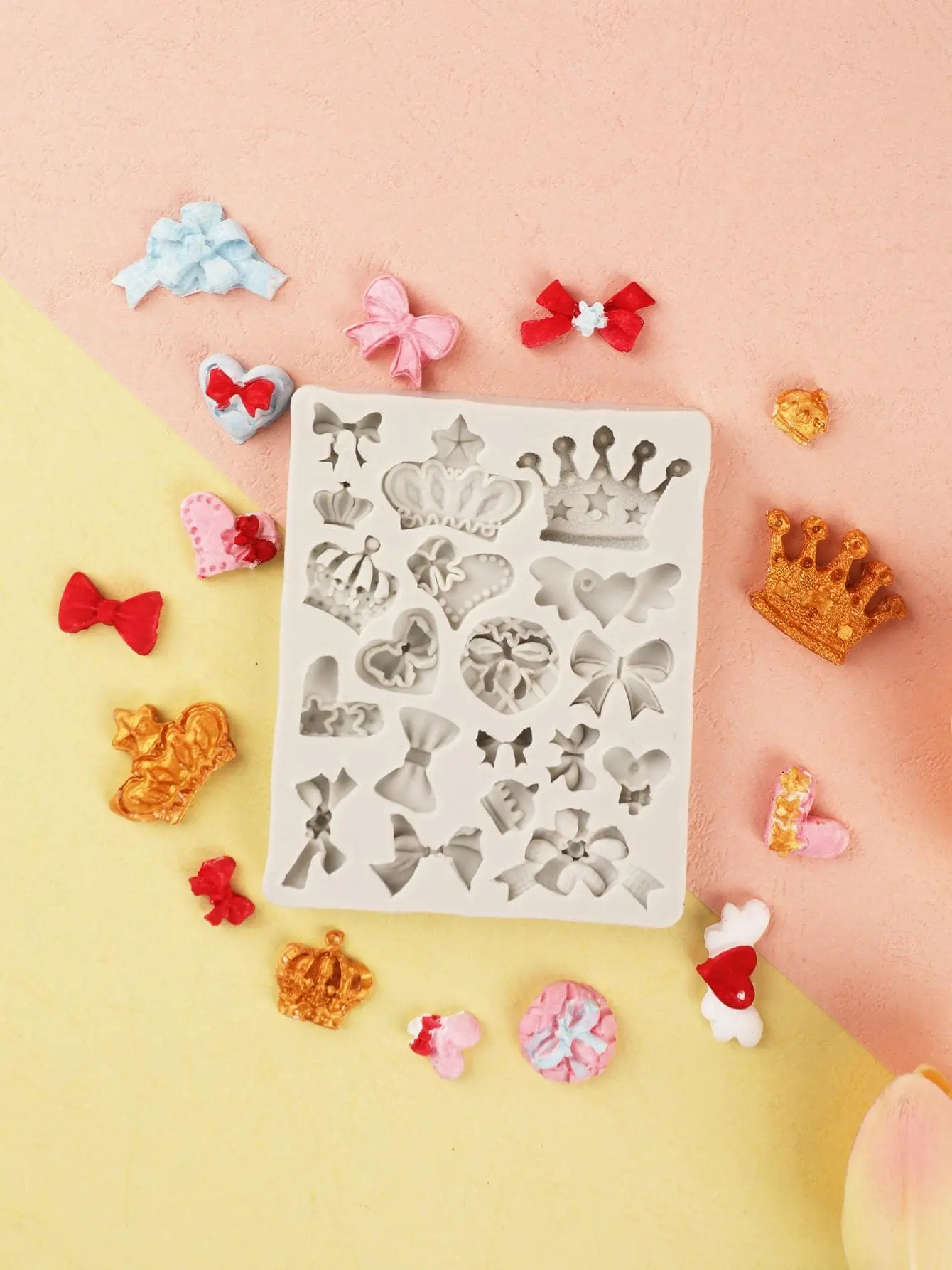 Creative Bow & Crown Design Multi-purpose Silicone Mould