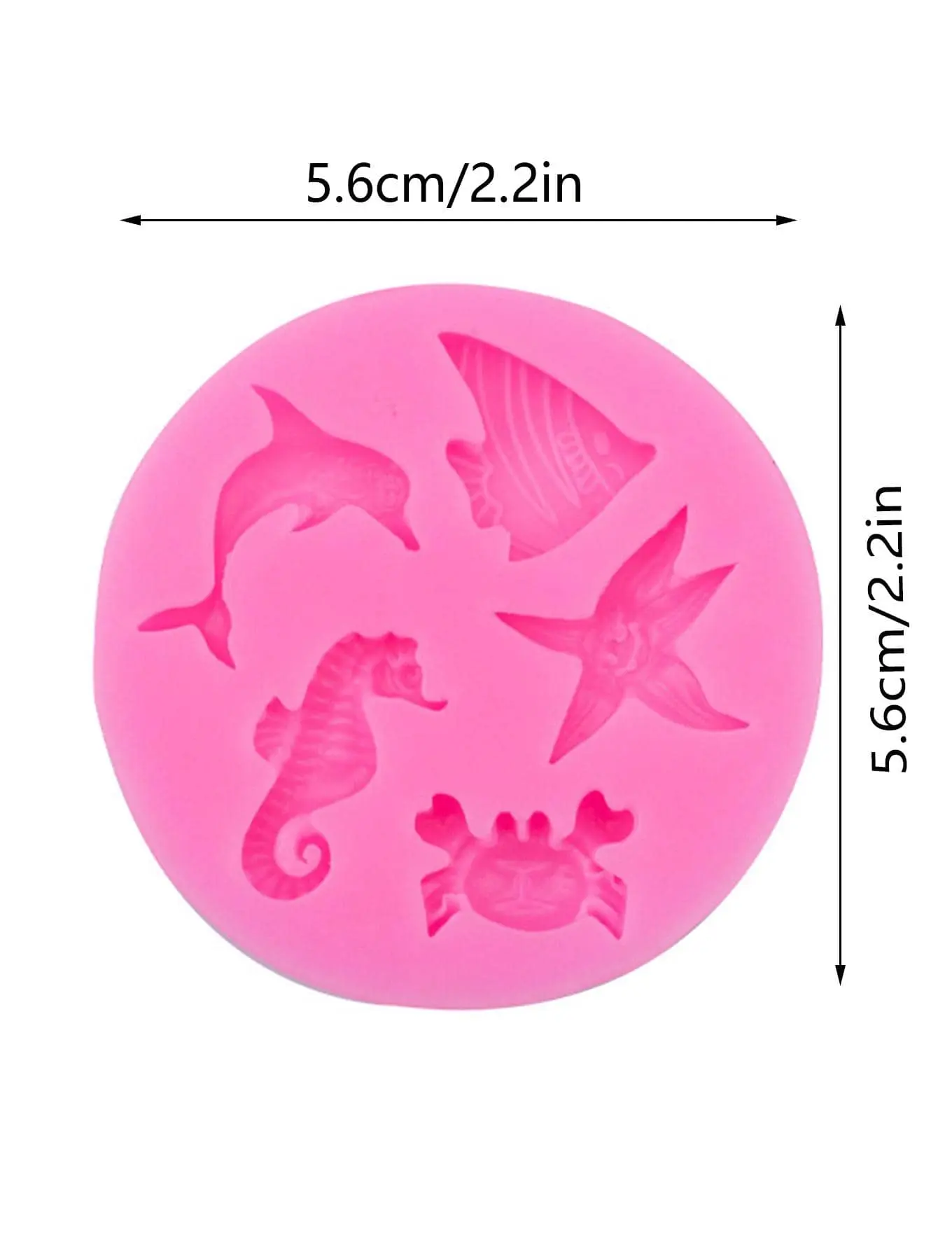 Sea Horse & Starfish Design Candy fondant Mold