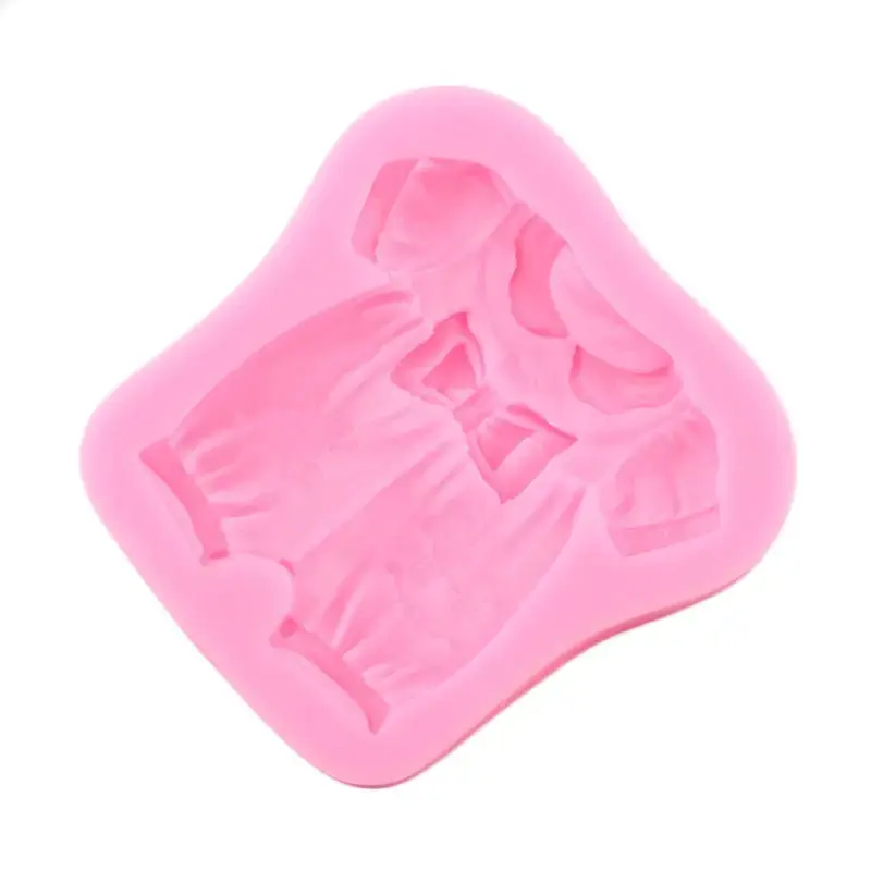 Toddlers Clothes baby shower,new born Silicone Mould
