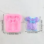 Toddlers Clothes baby shower,new born Silicone Mould