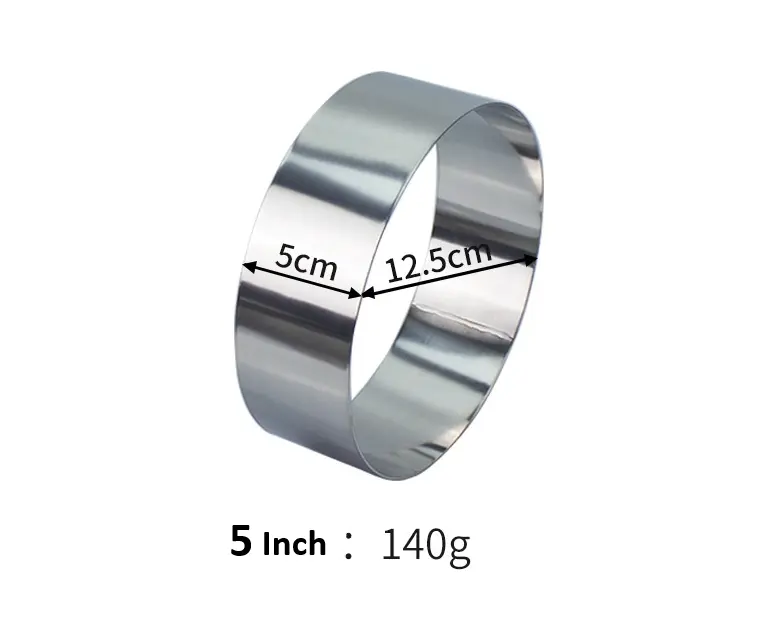 6 inch Round Stainless Steel Cake Ring