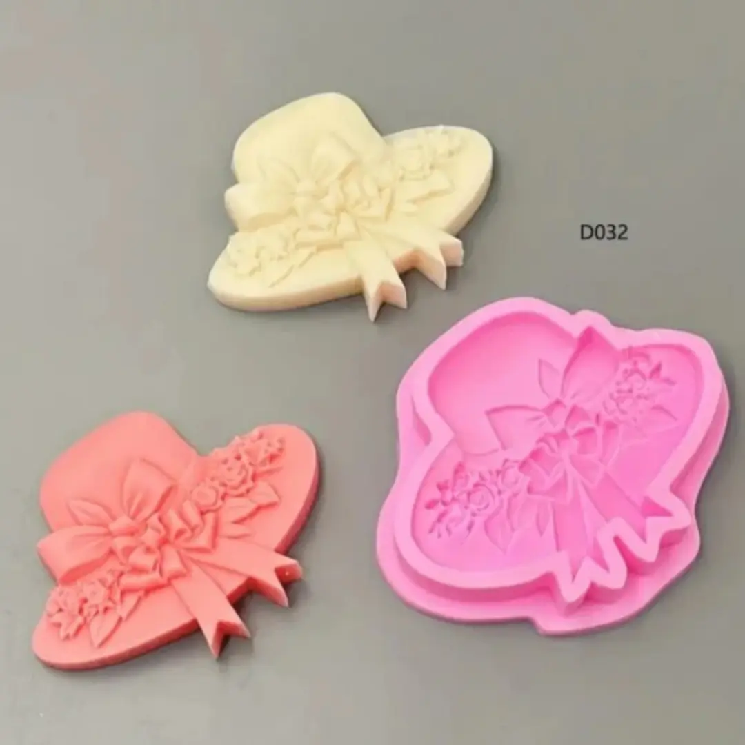 Women Hat Silicone Mould for Fondant & Chocolate | 3D Hat Shape Mold for Cake Decoration & DIY Crafts