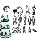 Music Notes Silhouette Fondant And Cookie Cutter Set