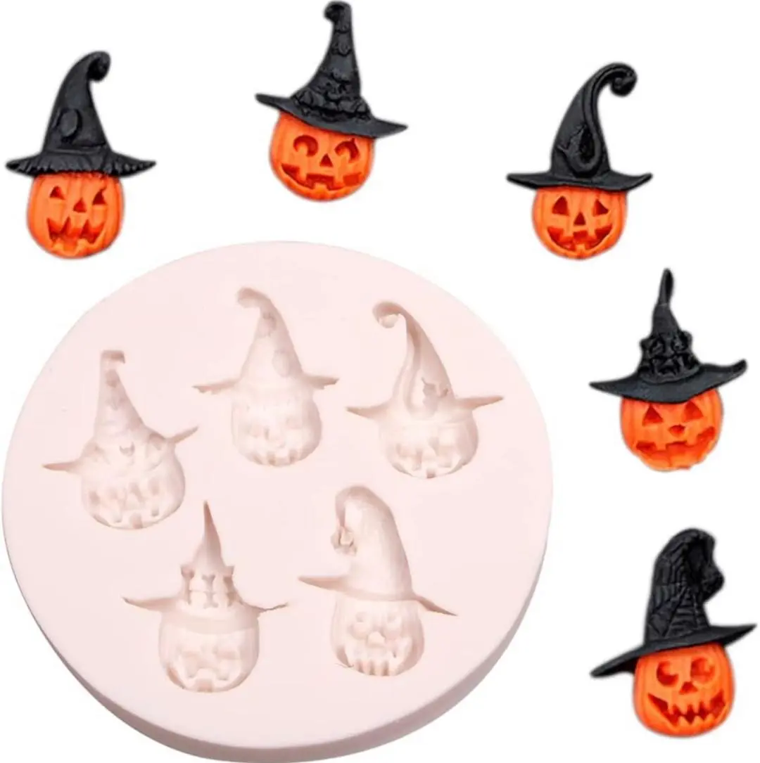 Witch pumpkin Fondant Mold