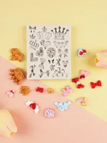 Creative Bow & Crown Design Multi-purpose Silicone Mould