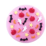 Pumpkin,bat,ghost halloween theme Silicone fondant chocolate mould