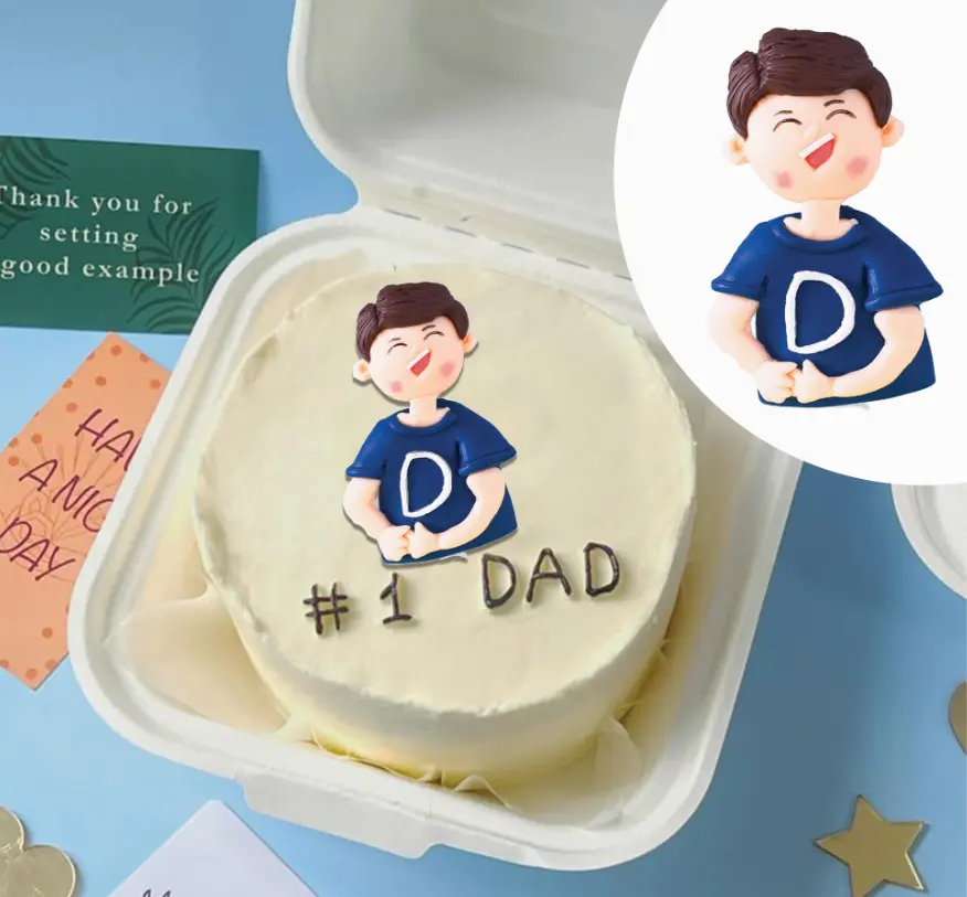 Father Uncle cake Toys topper
