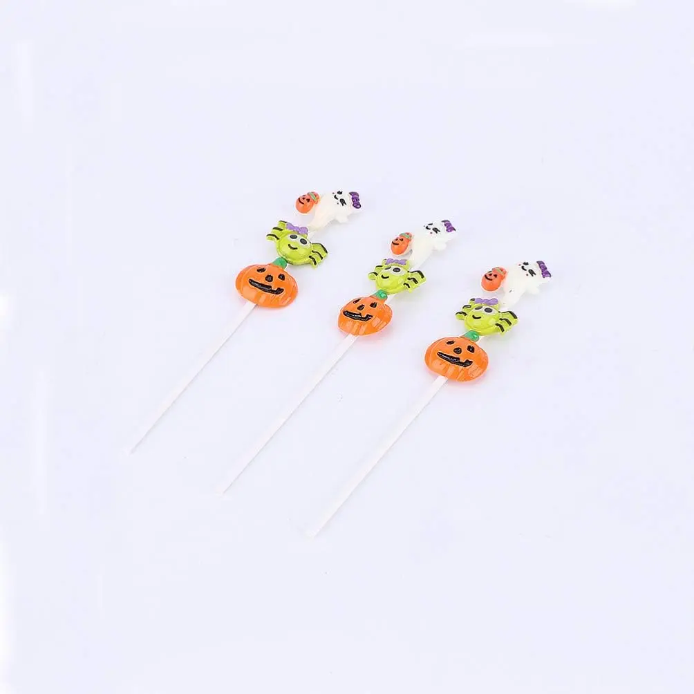 3 pcs Halloween cupcake topper