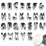 Stainless Steel Alphabet Cookie And Fondant Cutter