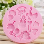 Baby shower theme silicone Fondant mould
