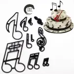 Music Notes Silhouette Fondant And Cookie Cutter Set