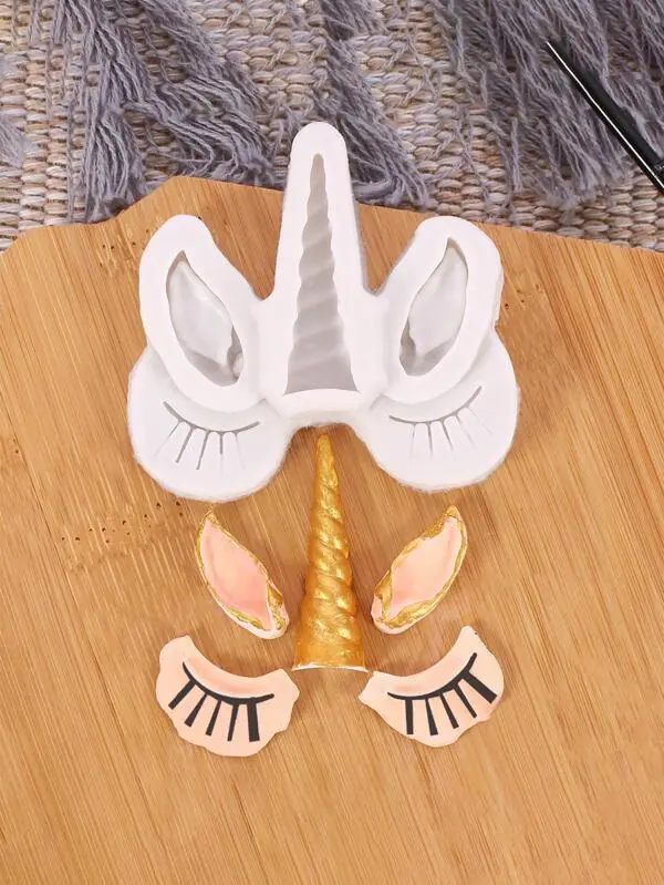 Unicorn Design DIY Silicone Mould