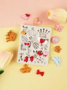 Creative Bow & Crown Design Multi-purpose Silicone Mould
