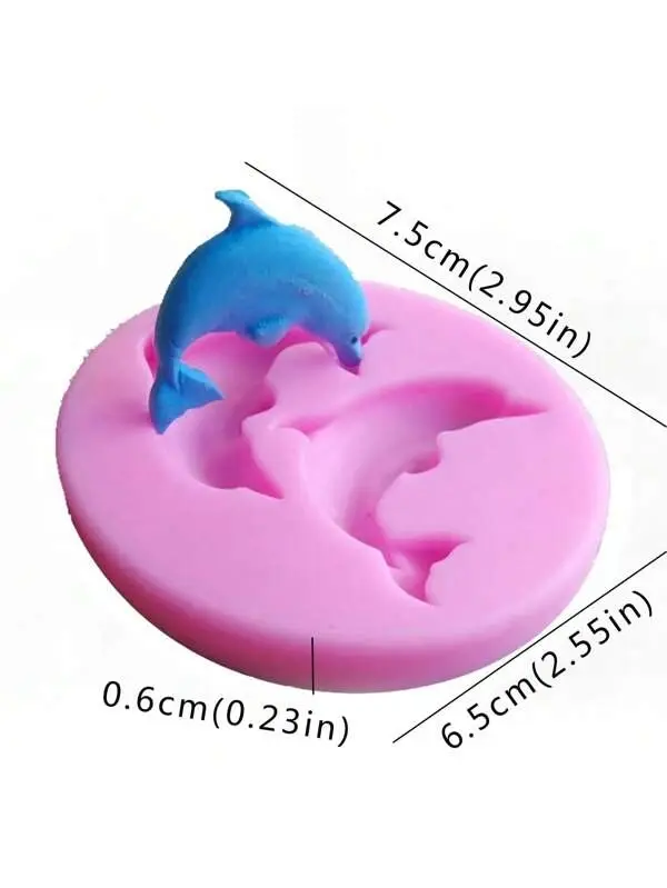 Dolphin Silicone Fondant mold