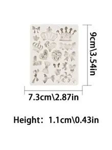 Creative Bow & Crown Design Multi-purpose Silicone Mould