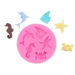 Sea Horse & Starfish Design Candy fondant Mold