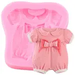 Toddlers Clothes baby shower,new born Silicone Mould