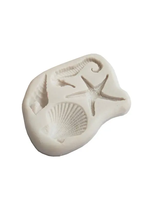 Starfish & Shell Silicone fondant Mold