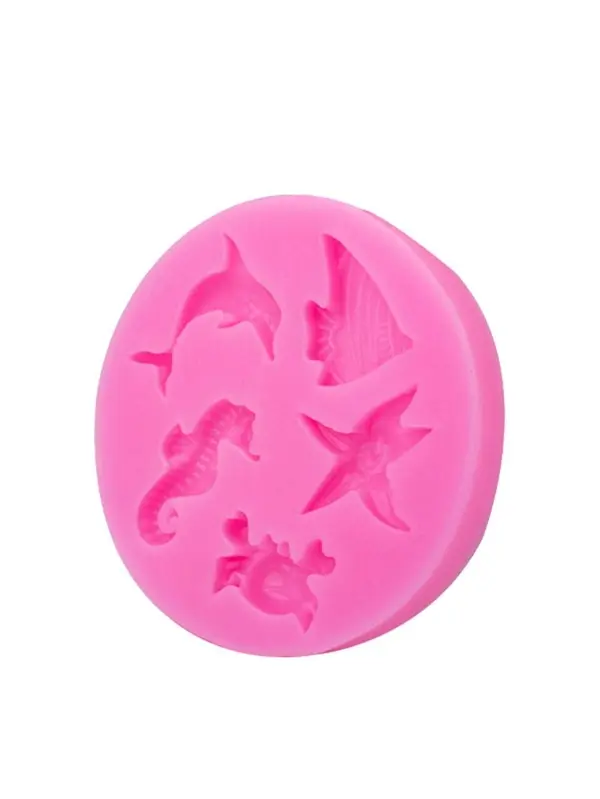 Sea Horse & Starfish Design Candy fondant Mold