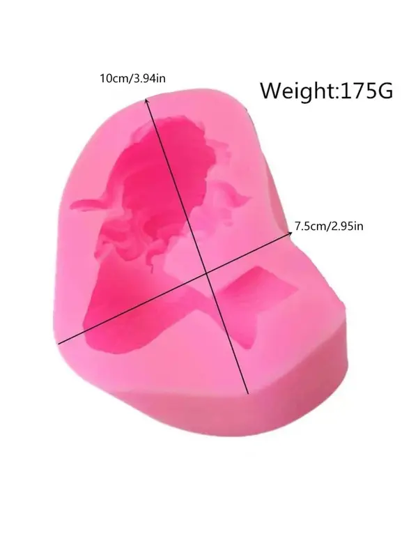 3D sleeping Mermaid Design DIY Silicone Mould