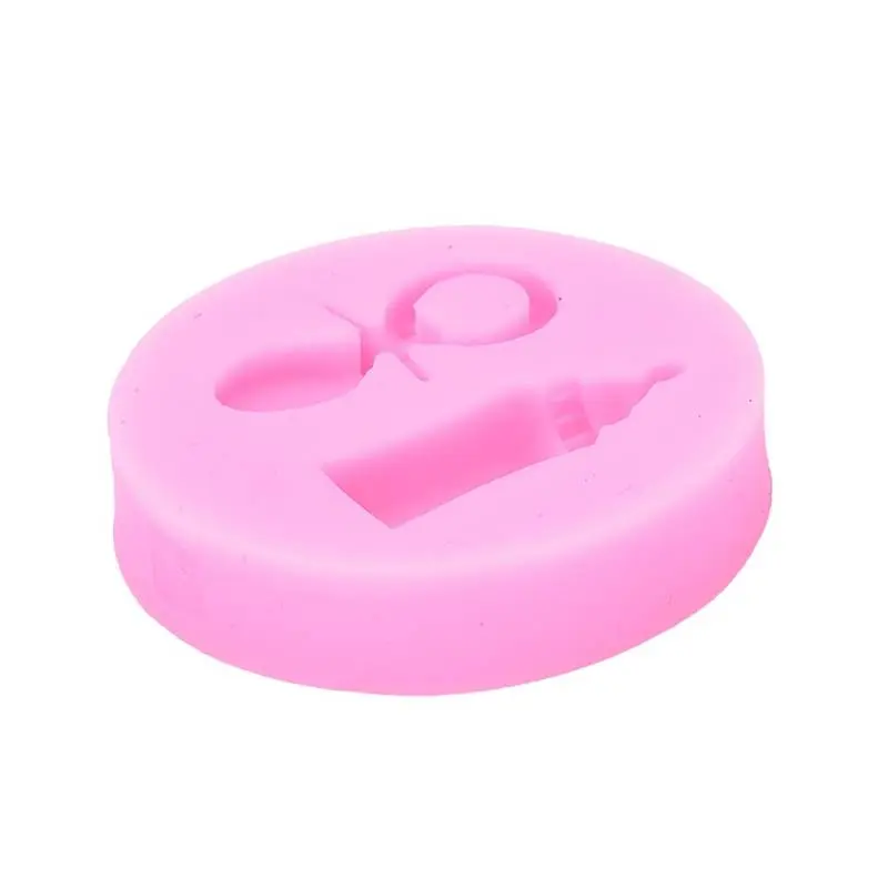 3D Fondant Cake Silicone Mould Candy Baby Bottle Silicone Fondant Mould Cake Decorating Baking Mold