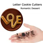 Stainless Steel Alphabet Cookie And Fondant Cutter