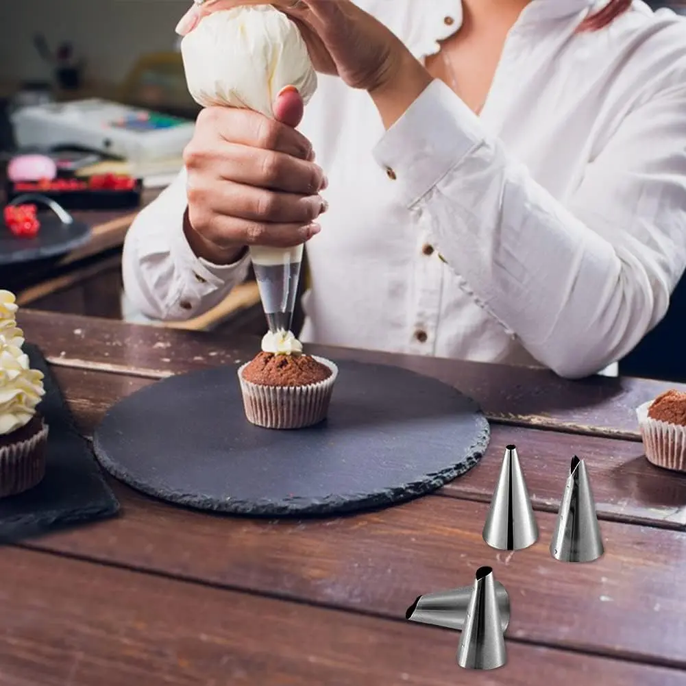 Cake Decorating Tips,Piping Tips,Pastry Tips,Cake Piping Set,Piping Nozzles,Cake Decorating Supplies with Tip Coupler,Cake Decorating Tools for Cookie Icing,Cake,Cupcake,18 Pack