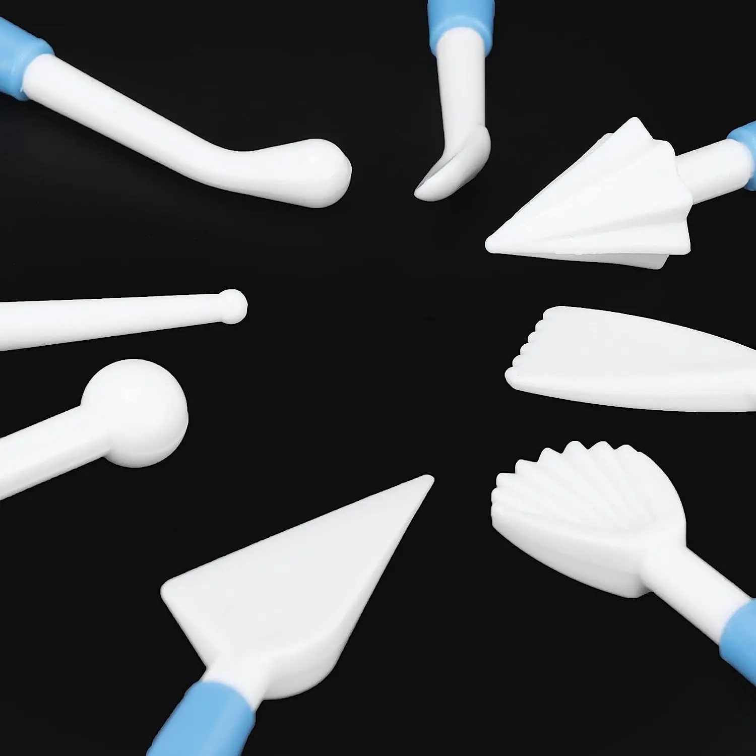 DIY Baking Tools,Eight Carving Pens Cake Sculpting Modeling Tools Removable Design for Decorate Fondant Cakes for Make Cakes with Various Patterns