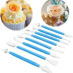 DIY Baking Tools,Eight Carving Pens Cake Sculpting Modeling Tools Removable Design for Decorate Fondant Cakes for Make Cakes with Various Patterns