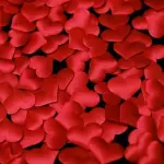 100/200pcs Romantic Sponge Satin Fabric Heart Petals Wedding Confetti Bed Table Heart Petals Wedding Valentine Decoration