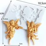 2 Cavity Angel silicone mould style 5