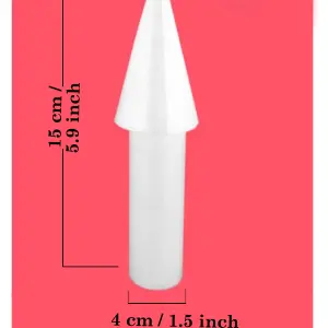Castle Pillar Foam Square Cake Dummy ( Height 15 cm diameter 4 cm)
