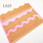 3 line Silicone Embossing Sugar Lace Mould Gum Paste Fondant Icing Cake Decoration Mat style 3