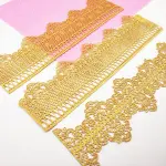 3 line Silicone Embossing Sugar Lace Mould Gum Paste Fondant Icing Cake Decoration Mat style 3